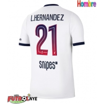Camiseta Paris Saint-Germain Lucas Hernandez #21 Visitante Equipación 2026-27 manga corta